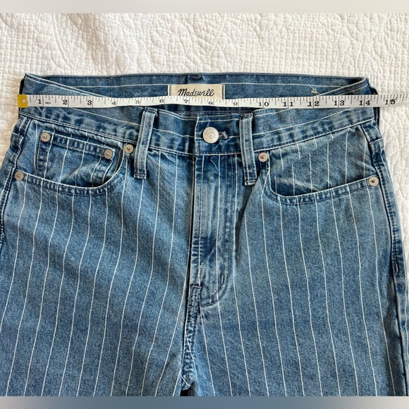 NWOT Madewell The Perfect Vintage Jean Pinstripe Edition - Picture 11 of 13